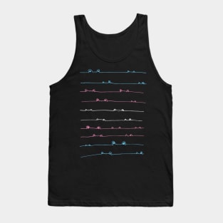 frog lines in trans colors Tank Top